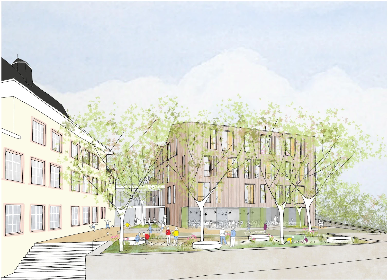 Wettbewerb Karl-Siegfried-Bader Schule in Elzach